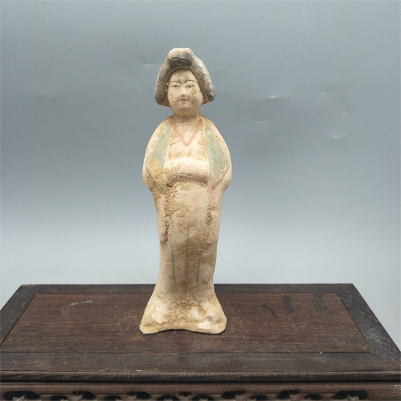 Vintage Collectible Pottery - Antik Tang Hanedanı Sancai Çömlek Güzellik