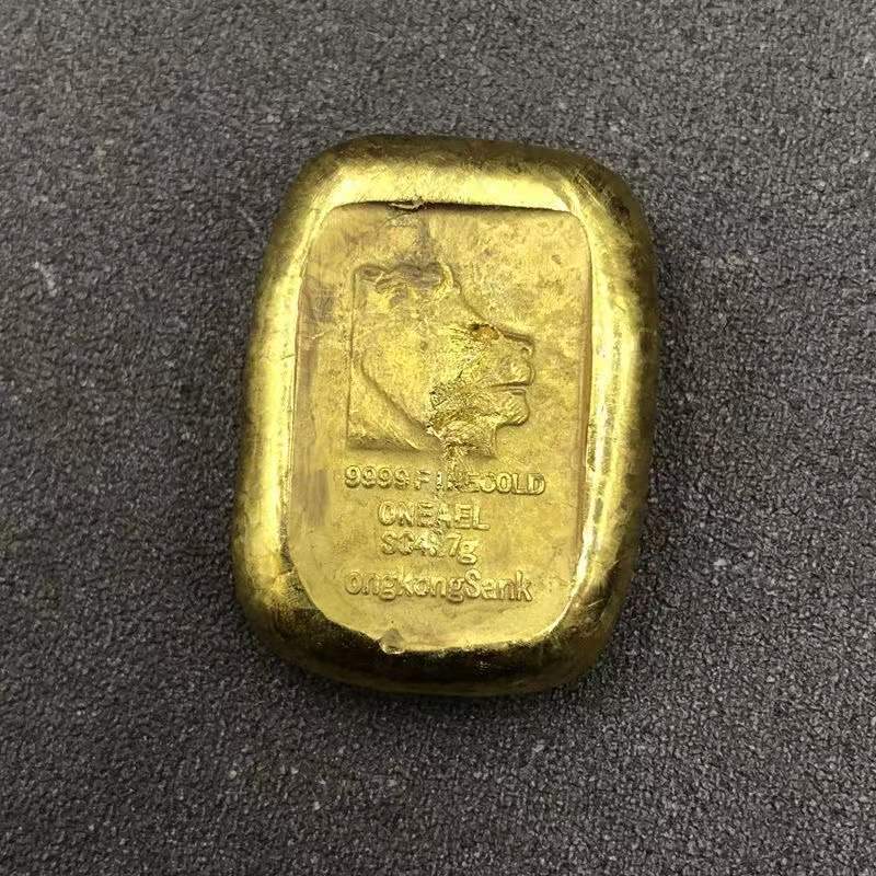 Small Vintage Collectible Items - Antika bakır kalınlaştırılmış altın paralar, altın