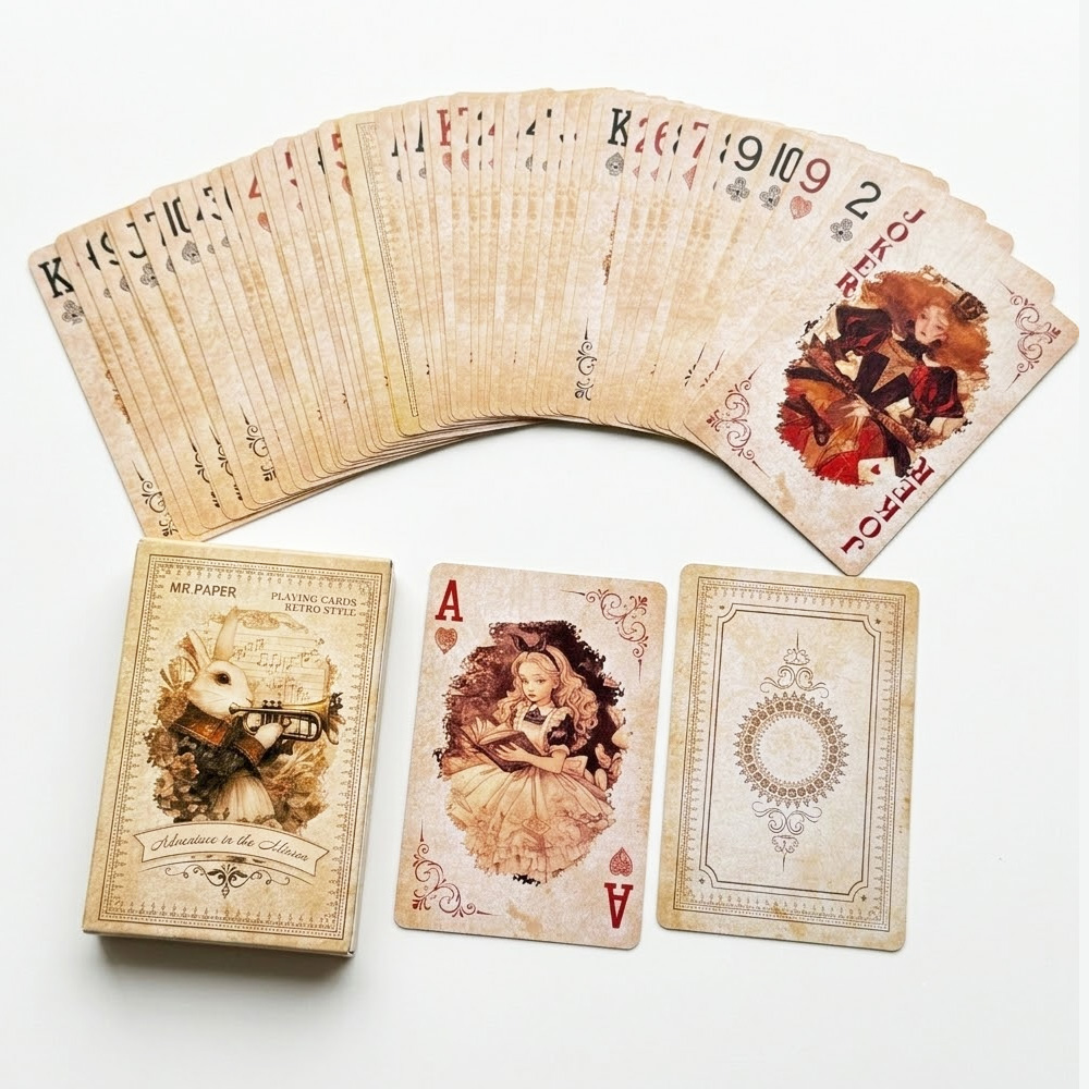 55 adet Alice in Wonderland oy - Vintage Collectible Board Games incelemesi ve fiyatı
