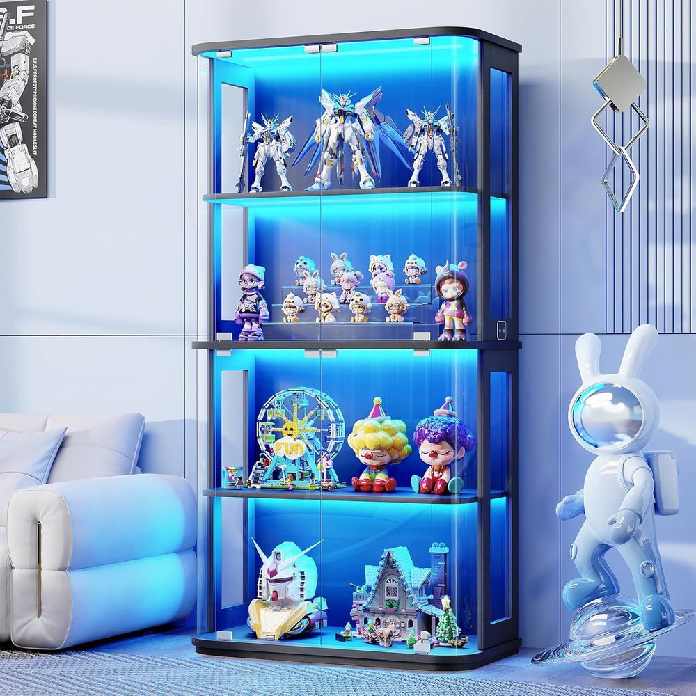 Cam Kapılı Yuvarlak Vitrin, Şe - Collectible Collection incelemesi ve fiyatı