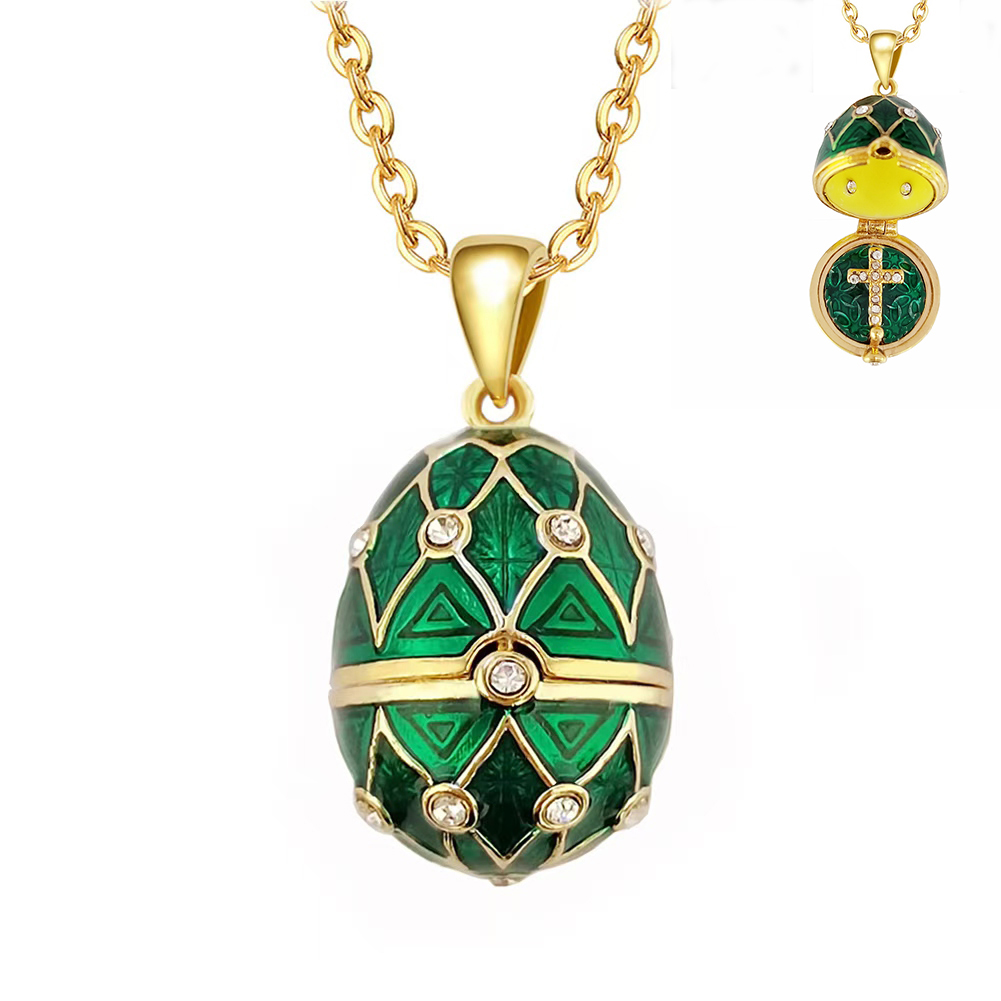 Emaye Faberge paskalya yumurta - Vintage Collectible Jewelry incelemesi ve fiyatı