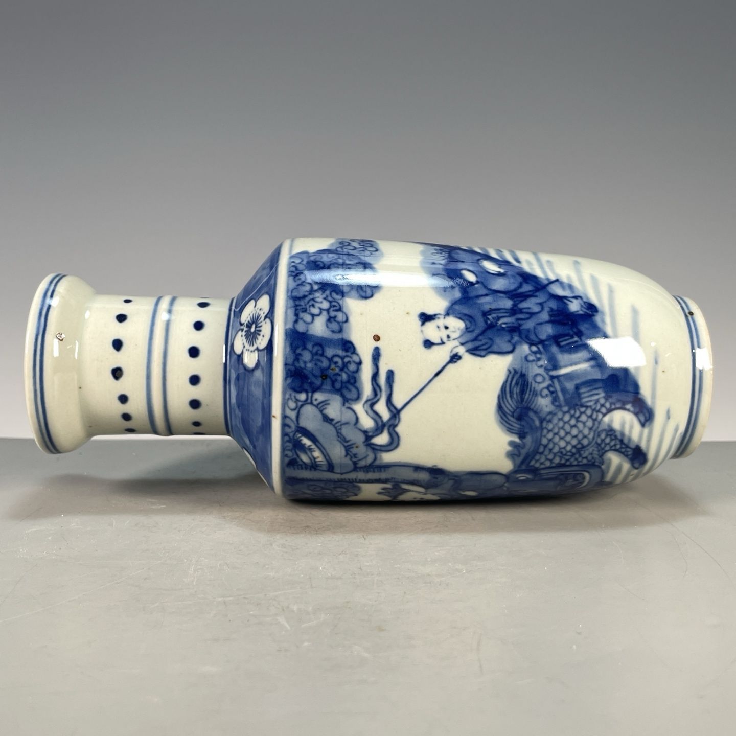 Mavi ve Beyaz Porselen Rouleau - Vintage Collectible Pottery incelemesi ve fiyatı