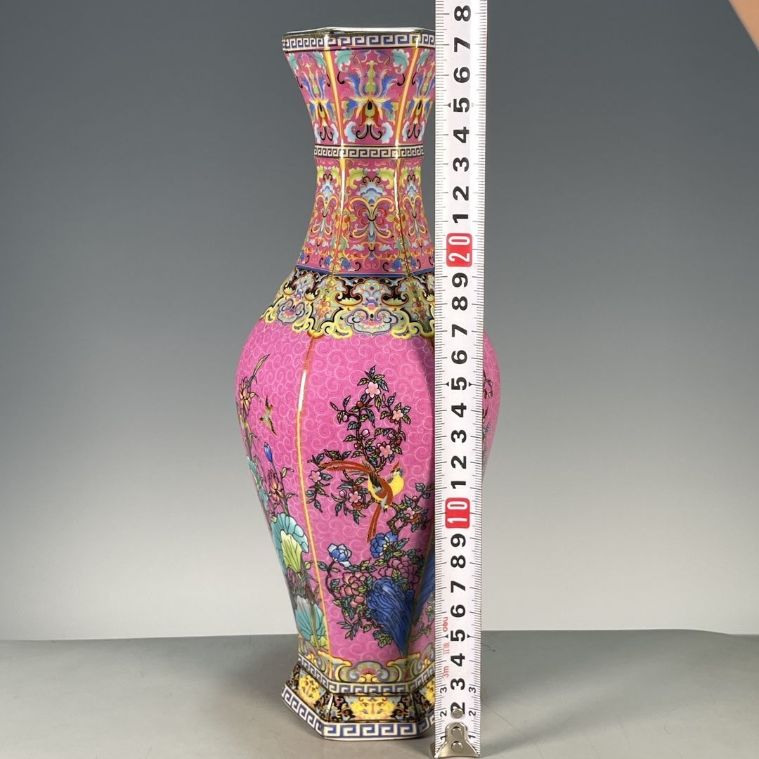 Altıgen Belli Porselen Vazo Qi - Vintage Collectible Pottery incelemesi ve fiyatı